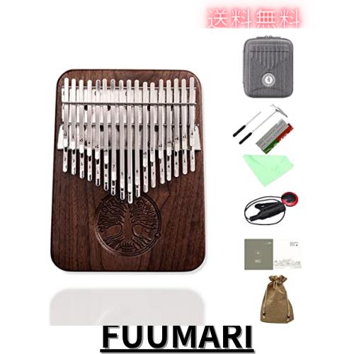 カリンバ 34キー ソリッド 半音付き 単板 かりんば 親指ピアノ2層構造
