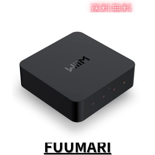 【直輸入品】WiiM Pro AirPlay 2 レシーバー、クロームキャスト対応、WiFi マルチルーム ストリーマー、Alexa、Siri、グーグルアシスタン