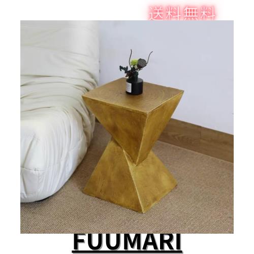 UNHO サイドテーブル セメント ソファテーブル 室内 屋外 ガーデン テーブル 丸型 直径 高さ ミニ UNHO サイドテーブル スリム ソファテーブル 室内 屋外 テーブル 防水