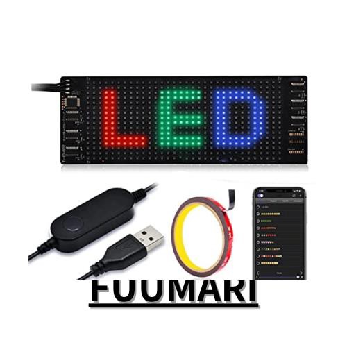 SUBORAWOS LED電光掲示板 柔軟 折りたたみ式 LEDサインボード 多言語？示 USB カラーサイン スクロールメッセージボード  Bluetooth アプリの通販はau PAY マーケット - ふうまりストア | au PAY マーケット－通販サイト