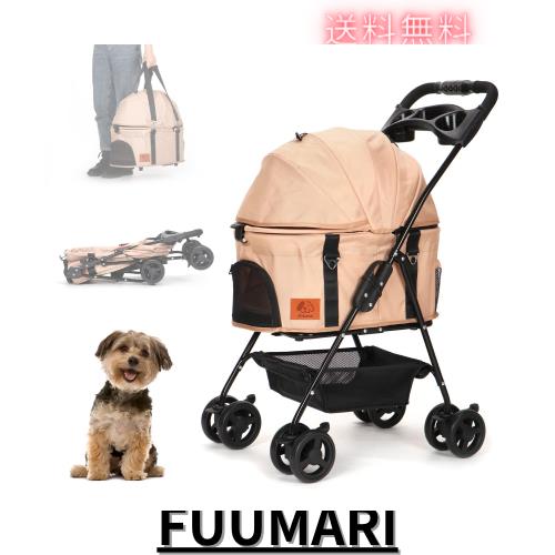 Aikenn分離式 ペットカート 4輪360°回転 折りたたみ 犬用