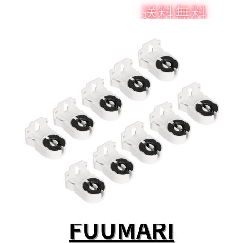 PATIKIL T8蛍光灯ホルダー 10個 シャントなしランプソケット G13ベース