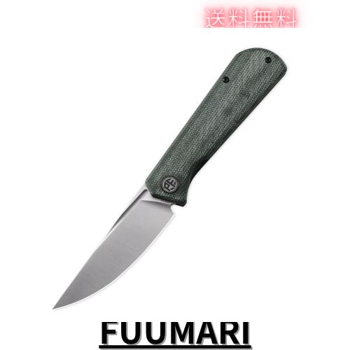 Petrified fish PFP07 Viking 折りたたみナイフ3.62インチK110サテンブレードスチールMicartaハンドルEDCアウトドアキャンプ用ポケット折