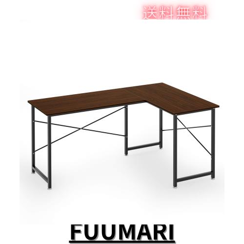 パソコンデスク L字デスク デスク 机 pcデスク 幅150cm+100cm L字型 モニターアーム取付対応 木製 シンプル ワークデスク オフィスデスク 18,607円