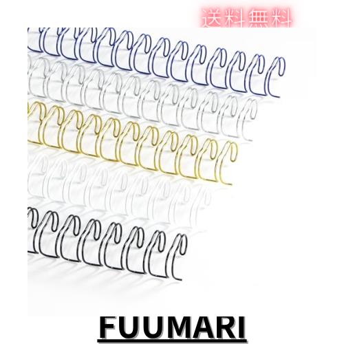 RAYSOONER WR-14.3ダブル鉄リング23穴2：1ピッチリング直径：14.3 mm製本用 マルチカラーリング 100本/箱