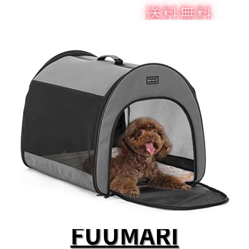 Petsfit ペットハウス ソフトクレート 犬 クレート 中型犬 小型犬 猫 ソフトケージ テント 折りたたみ 持ち手付き 軽量 ペットキャリー  の通販はau PAY マーケット - ふうまりストア | au PAY マーケット－通販サイト