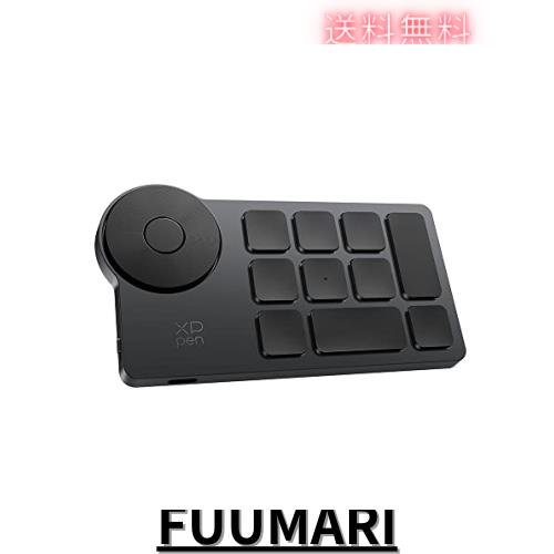 XPPen 左手デバイス ショートカットリモート 片手キーボード Bluetooth対応 ワイヤレス ペンタブ 液タブ用 ノートパソコン対応 作業効率 8,247円