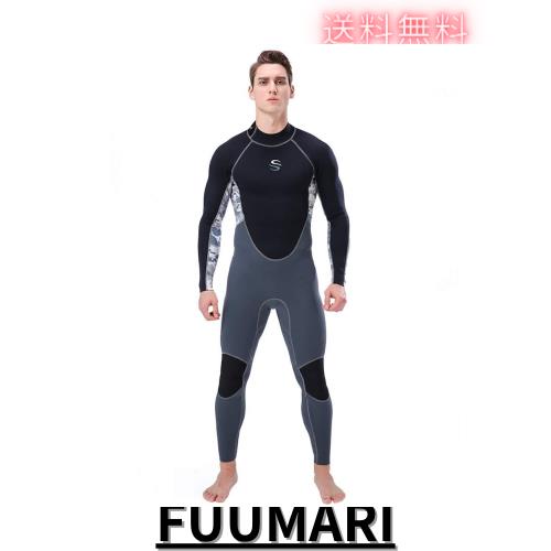 MORGEN SKY ウェットスーツ 2mm メンズ セミドライ ネオプレン 裏ジャージ フルスーツ バックジップ仕様 ダイビング サーフィン SUP 釣り