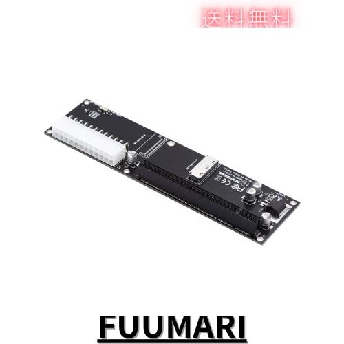Cablecc oculink 8x SFF-8612 8611からPCI-Express PCIe 16XアダプターとATX 24pinパワーポートメインボードグラフィックスカードの通販は 7,603円