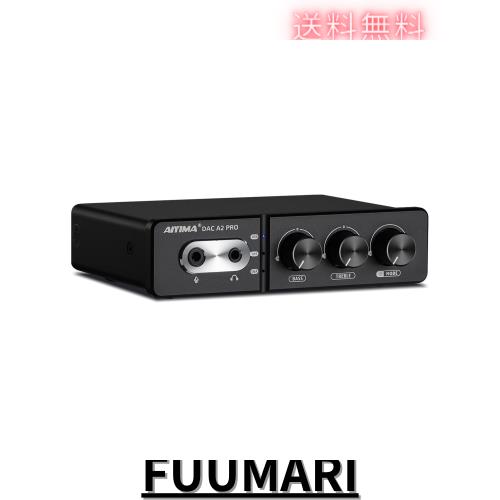 AIYIMA DAC-A2PRO ESS9018K2M+JRC5532D+CM6542 HUB ゲームデコーダー DAC ヘッドフォンアンプ マイク対応 ミニHiFi ステレオ デジタル US