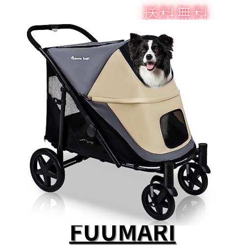 Angelpet ペットカート 分離型 猫 犬用 バギー いぬ用 4輪 前輪360