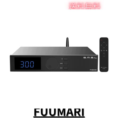 S.M.S.L A300 アンプ Bluetooth 5.0 BTL 165W x 2 デジタル パワー アンプ ステレオ/モノラル HI-FI スピーカー用 2.1ch 2.0ch 1ch 超低