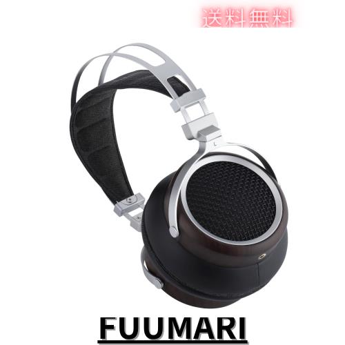 SIVGA LUAN Hi-Fi ダイナミックドライバ 木製 ヘッドホン (ブラック)