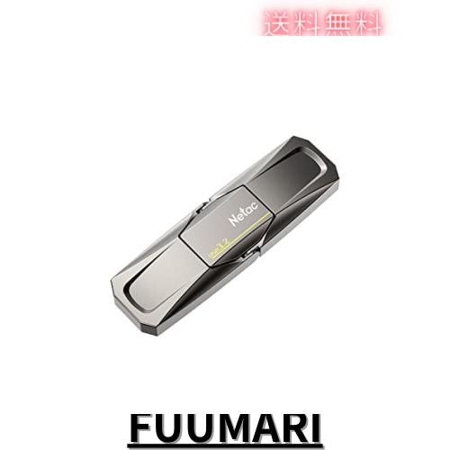 Netac 外付け SSD 128GB USB3.2Gen2 Type C＆Type A両対応 読込速度550MB/秒 超小型亜鉛合金筺体50g 低温動作、傷に強くいポータブルSSD・の通販は