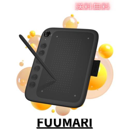 UGEE ペンタブ Q6 ペンタブレット 6.3×3.5インチ スマホ対応 板タブ お絵描き ショートカットキー6個 8192レベル筆圧 60°傾き検知 比率の通販は 5,346円