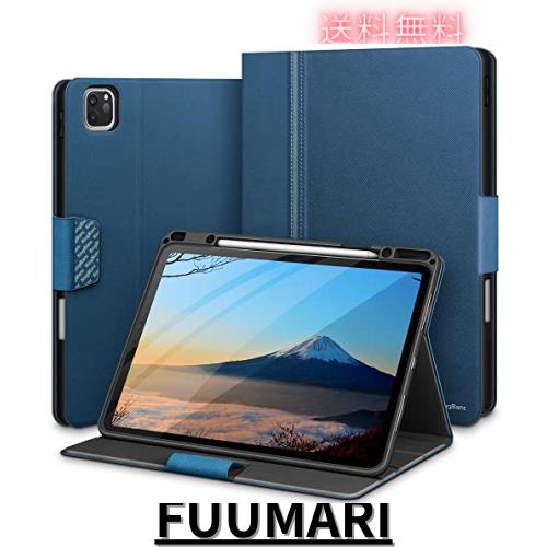 KingBlanc iPad Pro 12.9 ケース 第6世代 2022 第5/4世代(2021/2020モデル) 手帳型 ペンホルダー付き ペン収納可能 オートスリープ/ウェの通販は