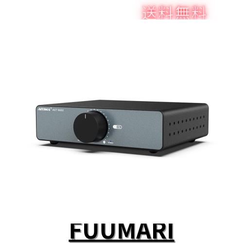 AIYIMA A07 MAX HIFI パワーアンプ 2チャンネルホームオーディオ TPA3255 クラスD 300W x2 アンプ ブリッジド・モノアンプ 600W,3.5mmラ