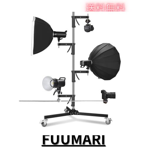 SOONPHO センチュリースタンド ヘビーデューティライトスタンド 多機能ライトスタンド 耐荷重ライトスタンド Cスタンド 俯瞰撮影 照明ス