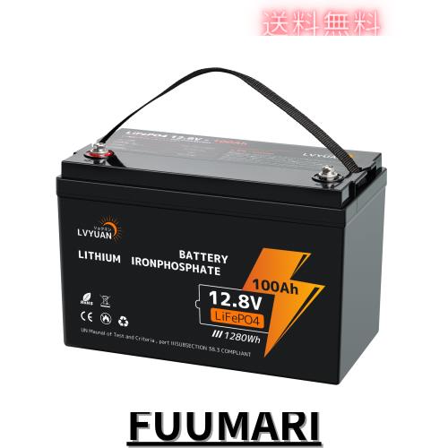 5年品質保証】LVYUAN(リョクエン)12V 100AH リン酸鉄リチウム