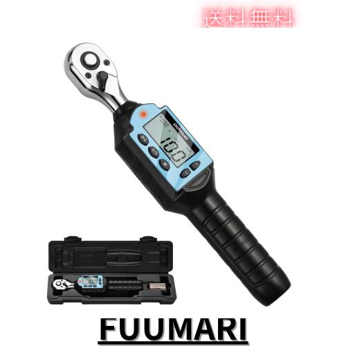 GOYOJO デジタルトルクレンチ 高精度 トルクレンチ 耐久性 3モード・4単位 多用途 1/2インチドライブ、記録999 件 自動車整備 タイヤ交換
