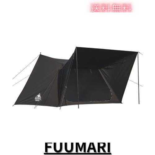 OneTigris SOLO HOMESTEADテント 黒TCテント アップグレード版 パップテント 軍幕 ポリコットン素材 通気 設営簡単 耐 久  ソロテントポー｜テント ソロテント 1人用 ソロ 黒 キャンプ パップテント 軍幕
