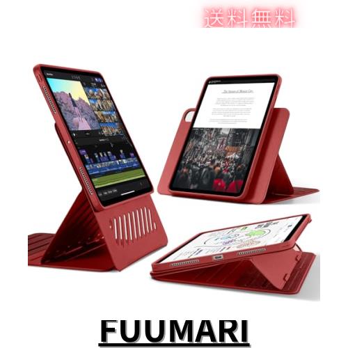 ESR iPad Pro 13インチ ケース M4 2024専用 取外し可能なマグネットカバー付き回転式ケース 縦向き/横向きスタンド 9段階の角度調節可能 の通販は 9,976円