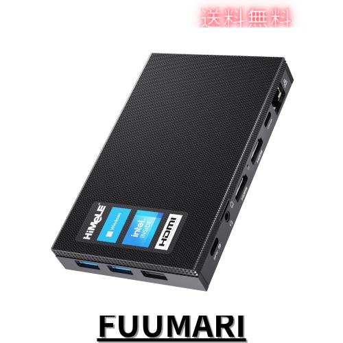HiMeLE ミニPC Mini Quieter 4C 第12世代N100（最大3.4GHz）ファンレスPC 8GB LPDRR4x RAM 256GB PCle3.0x4 マイクロコンピューター Windの通販は