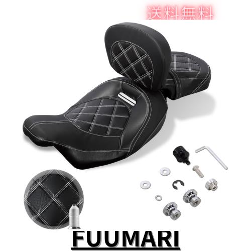 FOVPLUE ツーアップシート ライダーバックレスト付き ロープロファイル