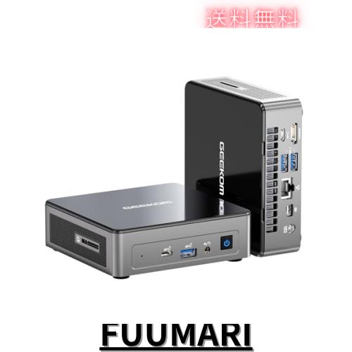 GEEKOM Mini Air 12 ミニPC 16GB DDR5+512GB PCIe M.2 SSD 第12世代 Alder Lake-N100 ４コア/４スレッド（最大周波数3.4GHz）Win 11 Pro の通販は