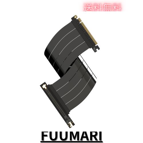 LINKUP - AVA5 PCIE 5.0 ライザーケーブル [40cm] RTX5090 RX9070 GPUに対応 | x16 128GB/s速度 | PCIe 4.0 ＆ WRX80/WRX90Eと互換性あり