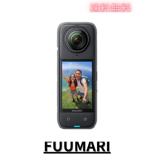 Insta360 X4-8K防水360度アクションカメラ、4K広角動画、見えない自撮り棒効果、着脱式レンズガード、135分の連続撮影可能なバッテリー、