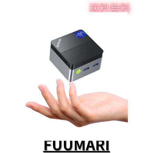 GMKtec ミニpc 最新第12世代インテルAlder Lake-N97 mini pc Windows11 Pro LPDDR5 12GB+512GB SSD 4コア/4スレッド 最大周波数3.6GHz WIの通販は 35,200円