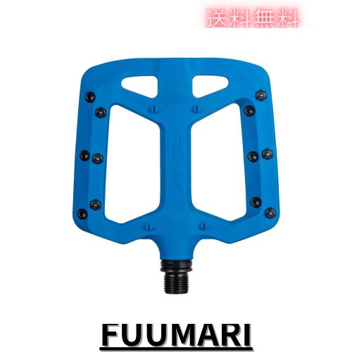 Funn Taipan ガラス繊維強化熱可塑性自転車ペダル 9/16インチのCrMo車軸と脛に優しいピン付き MTB/BMX/アーバン/グラベルライディング用 Funn Taipan ガラス繊維強化熱可塑性自転車ペダル 9/16インチのCrMo車軸と