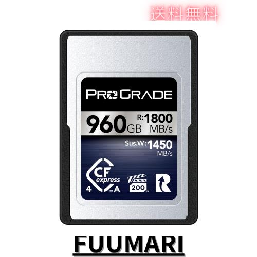 ProGrade Digital CFexpress 4.0 Type A IRIDIUM 960GB VPG200 メモリーカード (最大読込1800MB/s 最大書込1700MB/s) プログレードデジタ