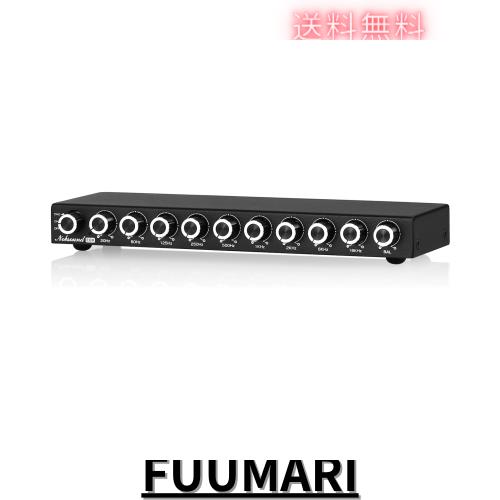 Nobsound HiFi 9バンドステレオEQプリアンプ アナログイコライザー オーディオプロセッサ ホーム/カー(EQ9)