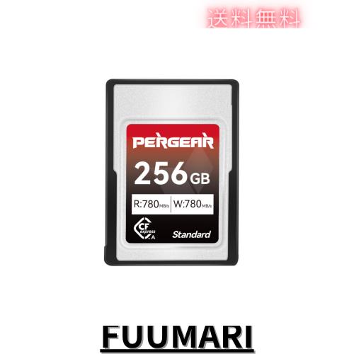 Pergear 256GB CFexpress Type A メモリカード 最大 780MB/秒の読み取り速度 780MB/秒の書き込み速度で 4K 120P、8K 30P 録画に対応 (Sta