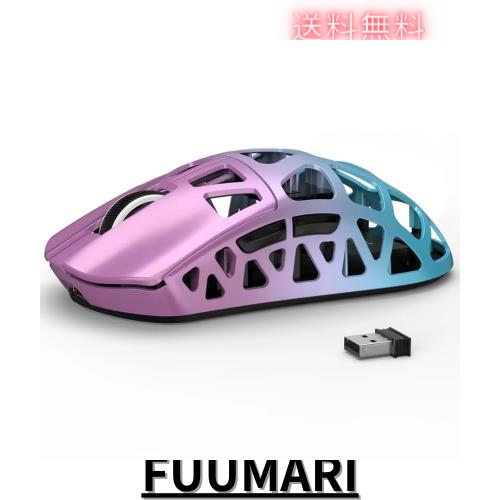 ATTACK SHARK R3 ゲーミングマウス マグネシウム合金 ワイヤレス PAW3395 8000hz 2.4G/Bluetooth/USB有線 26000DPI 46g 超軽量 コイルケ