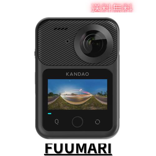 QooCam 3 Ultra 10ビット 8K 360度アクションカメラ、9600万画素、F1.6大口径レンズ 、 HDR動画、見えない自撮り棒効果、GPS内蔵、AI追跡
