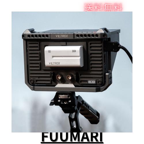 VILTROX DC-X3 カメラ モニター＆ケージ セット 3G-SDI フィールドモニター 6インチ 2000Nits ビデオモニター タッチ式 4K HDMI カメラモ