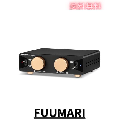 AIYIMA A70 MONO TPA3255 バランス ステレオアンプ NE5532 300W*1 シングルチャンネルアンプ XLR/RCA入力対応 pffbフルレンジ/ローパスア
