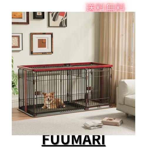 Petnniko 犬 ケージ 犬 ゲージ 犬ゲージ 幅146×奥行68×高さ70cm