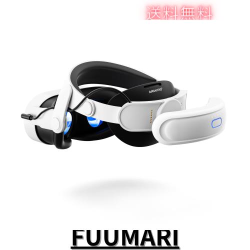 ANNAPRO A3 Max バッテリーヘッドストラップ Meta Quest 3S/Quest 3用、20W急速充電 10,800mAh 磁気バッテリー、最高の快適さと長時間プ