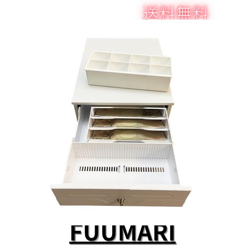 5台中の2台 未使用 NUSRATS 自動＆手動兼用 キャッシュドロア 白 小型 Amazon.co.jp: NUSRATS 手動式 キャッシュドロアー 小型 レジスター
