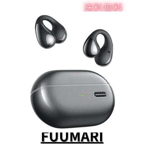 SOUNDPEATS CC イヤーカフ イヤホン 【オープンイヤー ワイヤレスイヤホン Bluetooth 5.4/マルチポイント接続/IPX5防水/最大24時間再生/