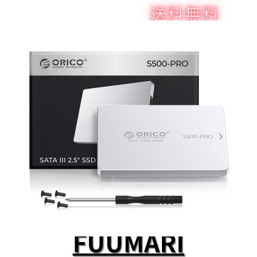 ORICO S500PRO 2TB 内蔵型SSD 2.5インチ 7mm 3D NAND採用 SATAIII 6Gb/s 最大読込：550MB/s PS4動作確認 アルミ合金 放熱性良い 内蔵SSD の通販は
