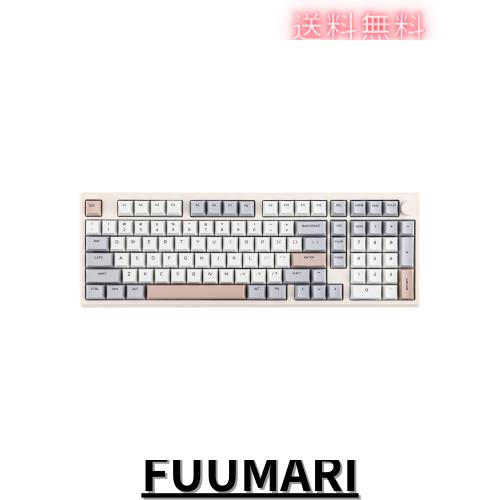 【新登場】EPOMAKER Galaxy100 QMK/VIAゲーミングキーボード 8000mAhバッテリー テンキー付き1800アルミニウムメカニカルキーボード USB-の通販は