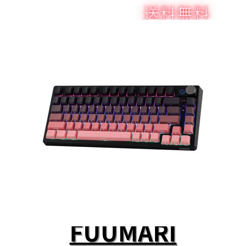 EPOMAKER HE75 メカニカルキーボード 4000mAhバッテリー付きワイヤレスゲーミングキーボード Mac/WIN用RGBバックライト付きホットスワッの通販は 12,544円