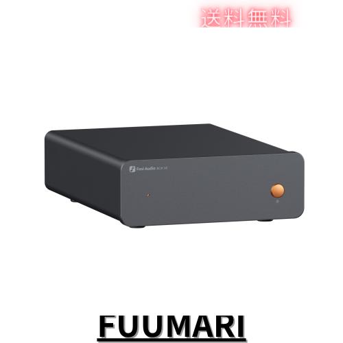 Fosi Audio BOX X5 プリアンプ ターンテーブル用 プリアンプ ホームオーディオ MM ＆ MC カートリッジ ターンテーブル/蓄音機レコードプレ