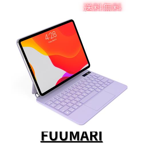 QERDAOYI マジックキーボード 2025 iPad 第11世代11 インチ A16 ＆iPad第10世代10.9インチ（A2696/A2757/A2777）に対応 日本語配列 高精度