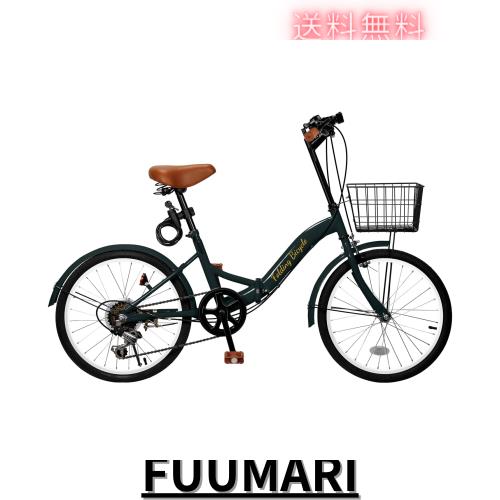 Mixiu 折畳み自転車 折りたたみ自転車 20インチ 折り畳み自転車 6段変速 高炭素鋼フレーム ハンドル・サドル高さ調整可能 前後泥除け装備